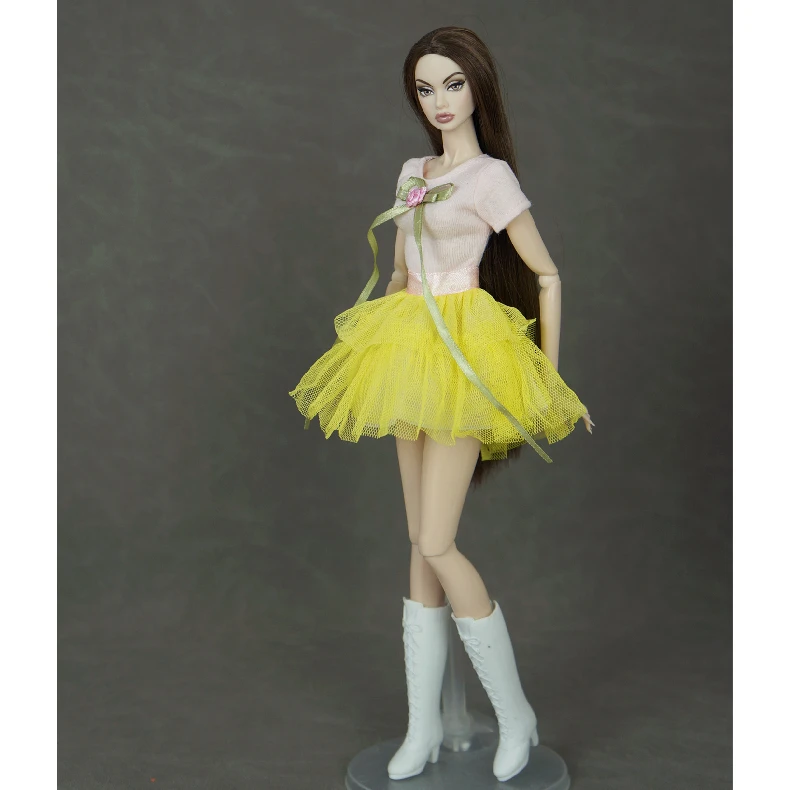 12 Zoll 30 cm Puppenkleidung, handgefertigt, lässiger Stil, Puppen-Outfit, geeignet für BJD-Puppen, modisches Kostüm-Set, Kawaii, Hauspuppe, DIY-Spielzeug – Detail 2