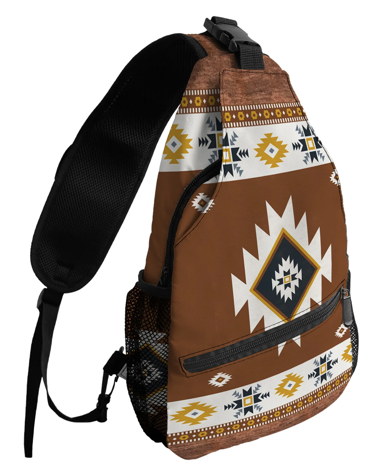 Native Tribal Totem Bohemian Chest Bags For Women Men Waterproof Messenger Bags Female Travel Sport One Shoulder Crossbody Bag