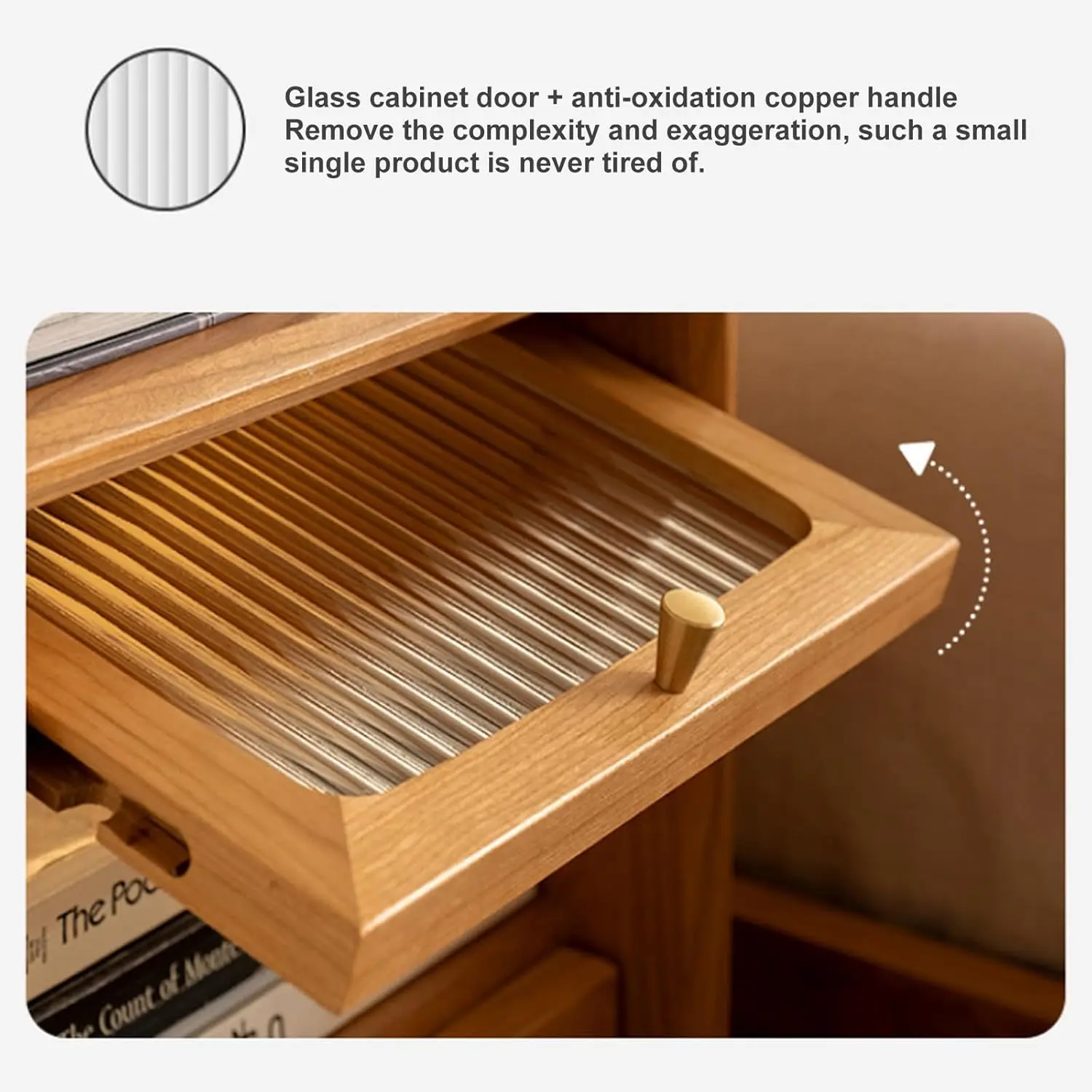 Mesa de cabeceira de madeira com gavetas, 11,8/15,7 pol. de largura, mesa de cabeceira pequena para espaços pequenos