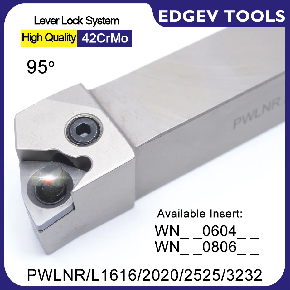 EDGEV PWLNL PWLNR2020K06 PWLNR2525M06 PWLNR2020K08 PWLNR2525M08 PWLNR3232P08 External Turning Tool Holder WNMG060404 WNMG080408