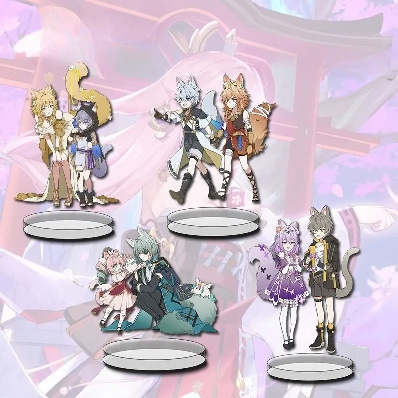 Honkai Star Rail Acrylic Stand  10cm Phainon Mydei Castorice Anaxa Hyacine Model Plate Cosplay Anime Game Gift Tabletop Figurine