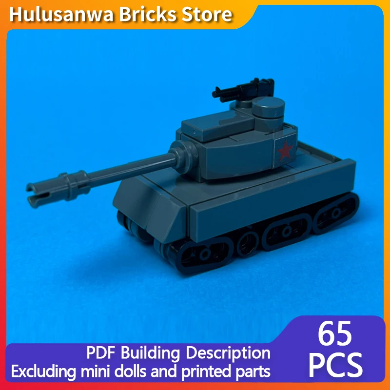 IS-2 WW2 Militaire Tanks Model MOC Bouwstenen Oorlogsuitrusting Modulaire Technologie Geschenken Vakantie Monteer Kinderspeelgoed Pak