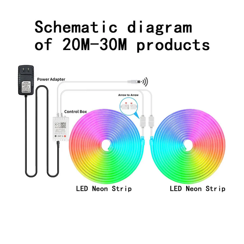 Imagem -02 - Luz Led de Néon com Controle Tuya App Tira de Silicone Puro Rgb 6x15 mm 24v Adequado para Decoração de Casa Atmosfera