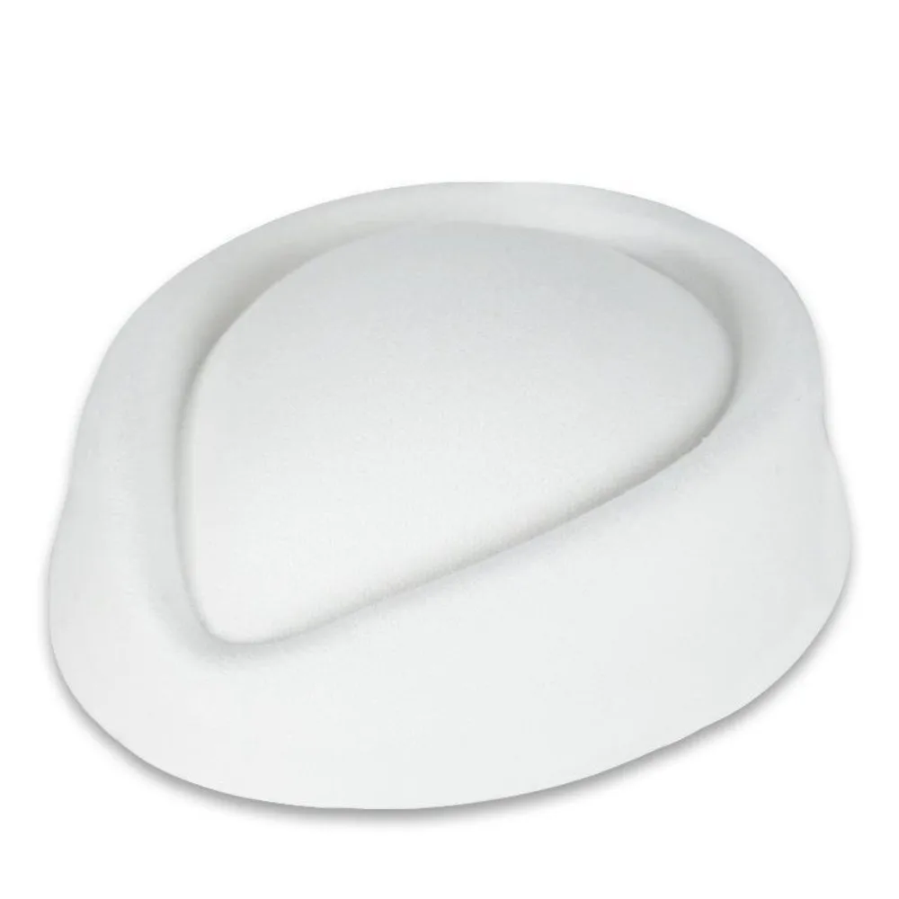 Fashion British Retro Top Hats Solid Formal Felt Beret Concave Top Pillbox Cap Cosplay Costume