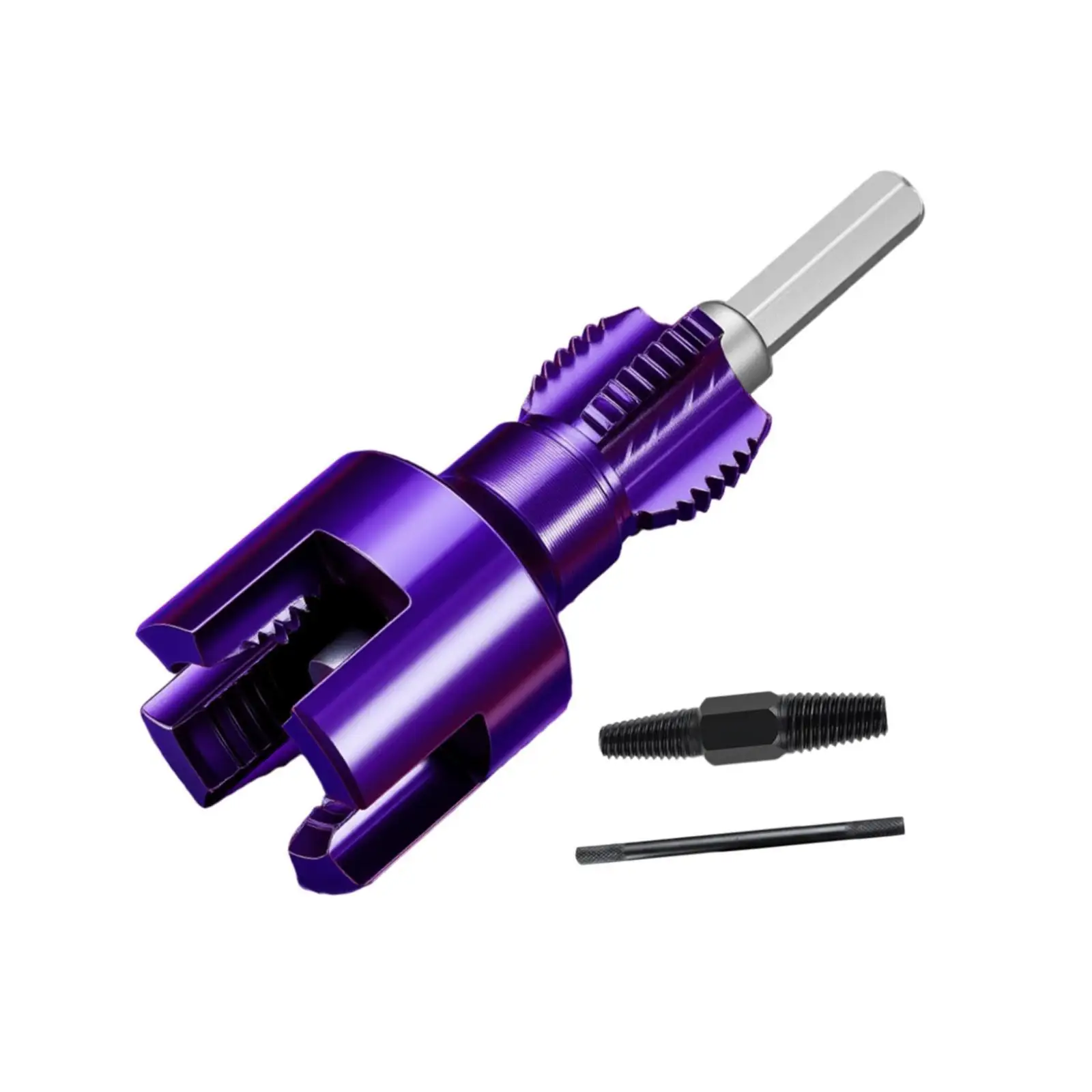 Portable Electric Drill Pipe Threader Kit Universal Thread Cutting Tool for Home Plumbing and Garage Projects
