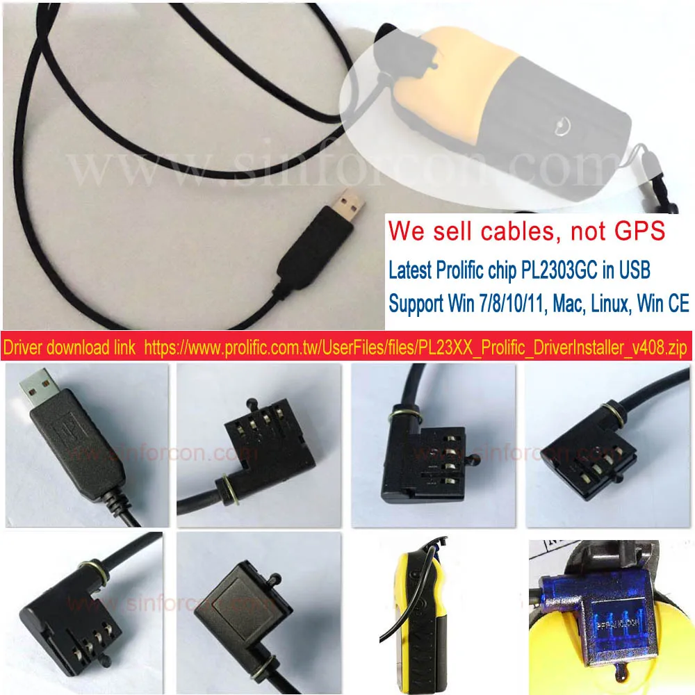 Kabel USB RS232 Eplug do Garmin eTrex Venture Summit Vista Legend eMap Geok stary GPS Map Routers Firmware Upgrade Flash Cable