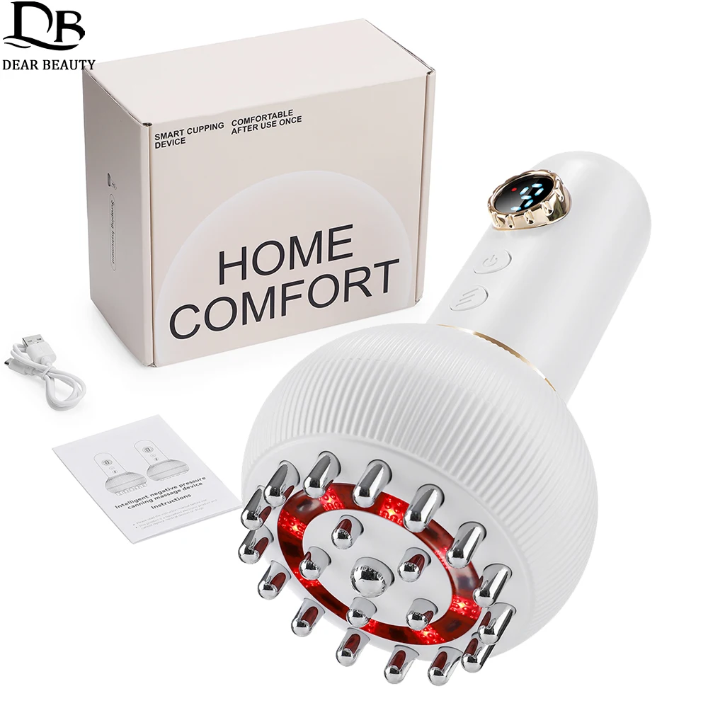 

Электрическая лимфодренажная массажная щетка, красный свет, микротоковая вибрация, меридианный массажер, антицеллюлитный сжигатель жира Гуаша