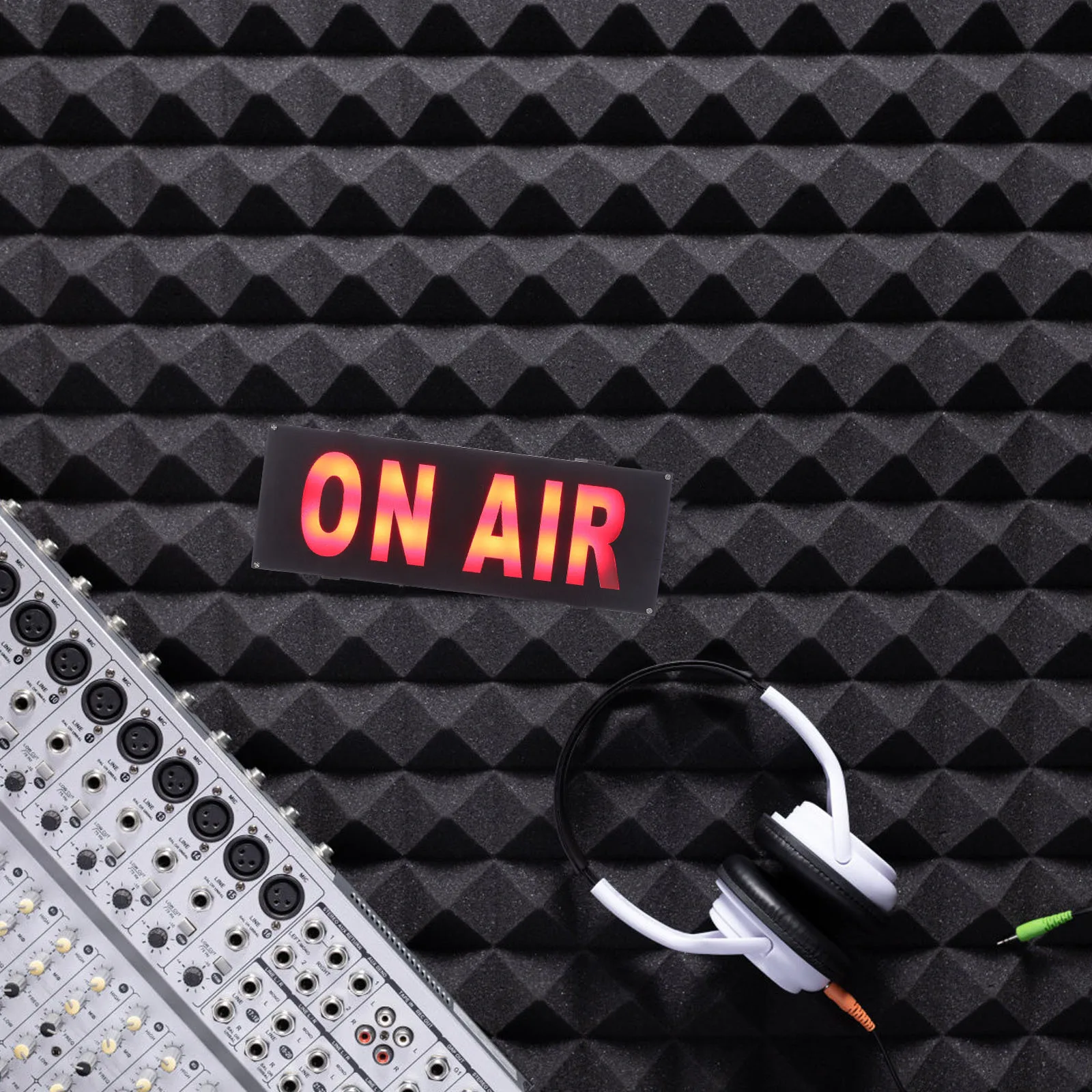 

Компактная сигнальная лампа, светодиодный знак, мягкий глаз, запись, трансляция офисного рабочего стола, сигнальная лампа на воздушном знаком