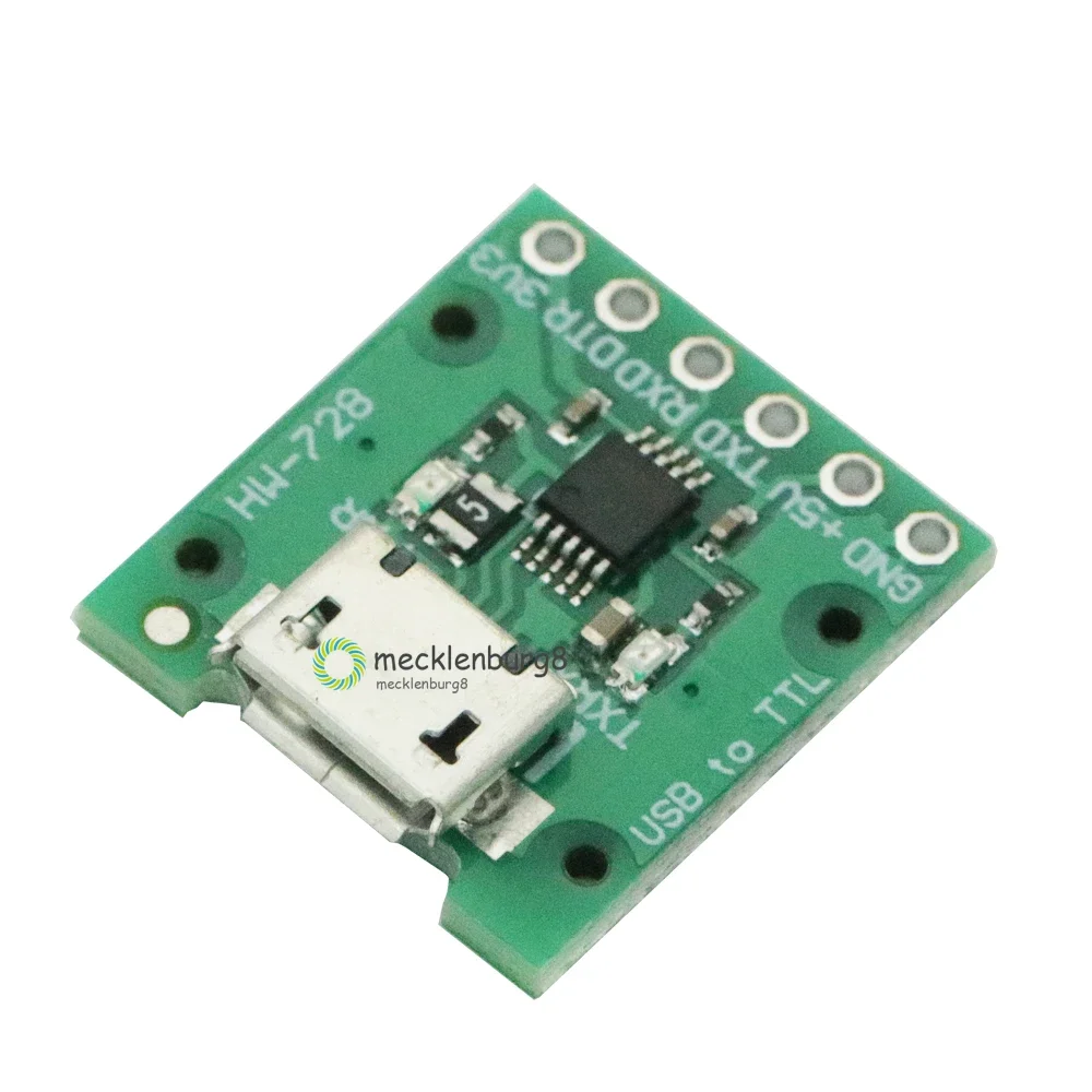 CH340E USB to TTL Serial Converter 5V / 3.3V Alternative CH340G Module for Arduino Pro mini