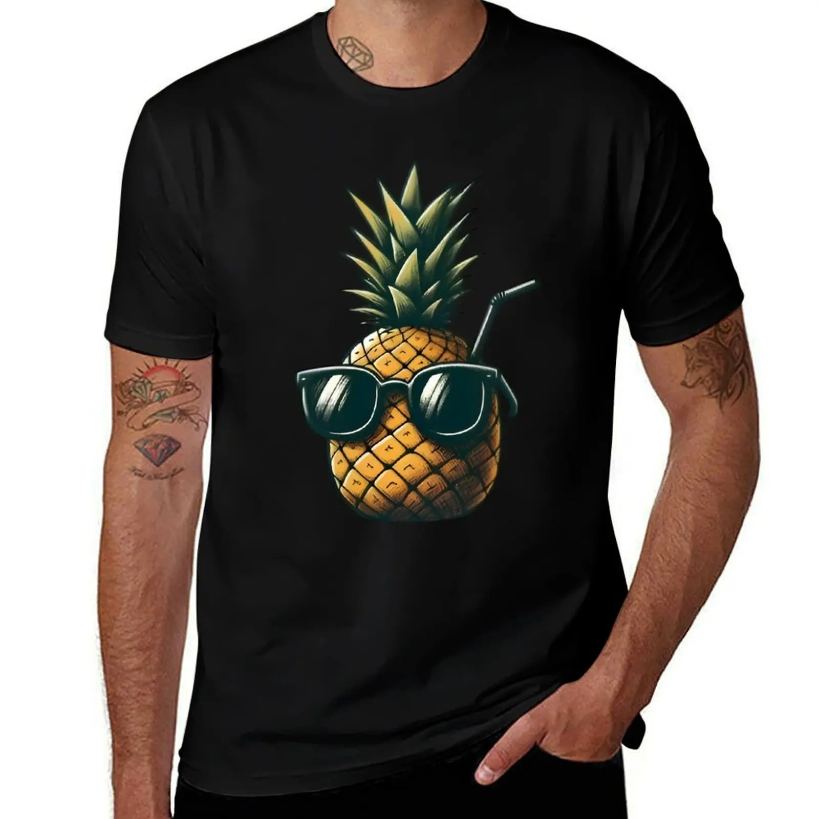 

sunny pineapple T-Shirt designer shirts custom t-shirts Funny t-shirts tops mens vintage t shirts