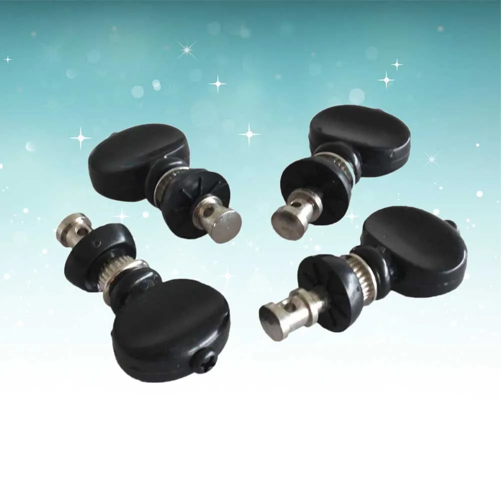 

4 Pcs Ukulele Suit Pegs for Electric Guitar Capo Knobs Locking Tuners Parts Machines Heads Classical