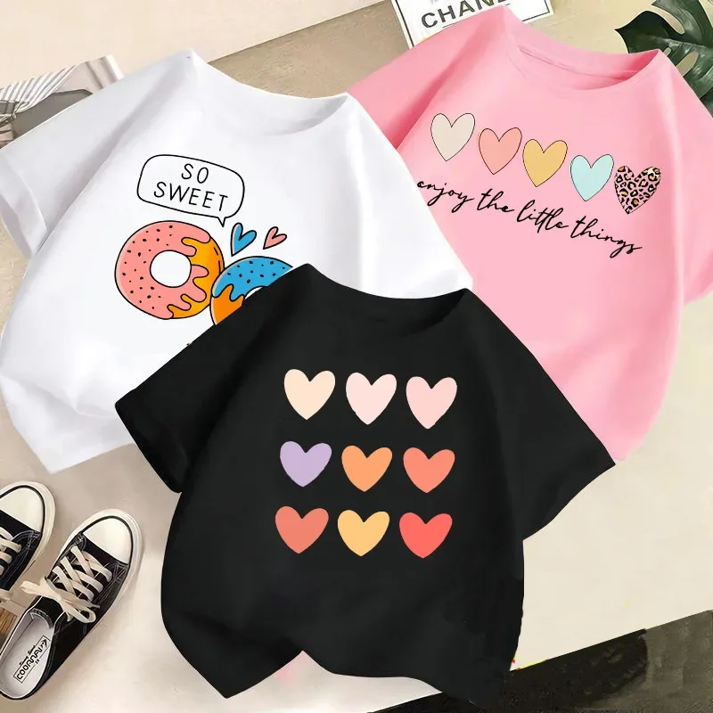 Summer New Children's Clothing Children's T-shirt Boys and Girls Casual Fashion Short-sleeved Baby Half-sleeved Top Base Shirt image 4