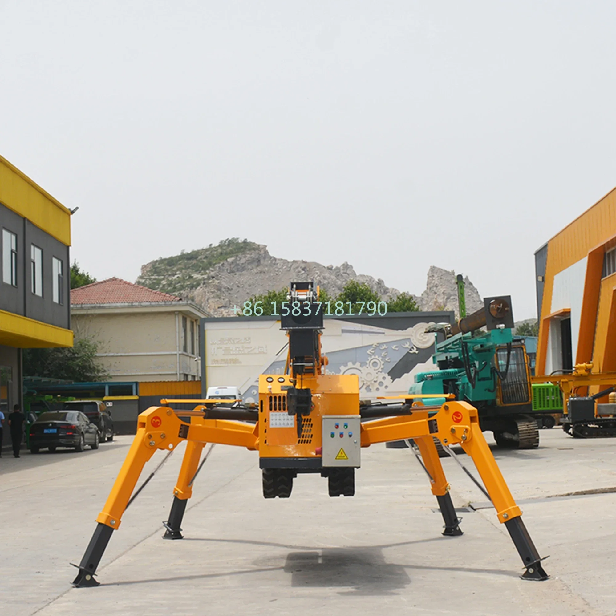 Hot Sale Engineering Spider Crane Machine Mini Crawler Spider Crane Lifter Hydraulic Telescopic Outrigger Mobile Spider Crane