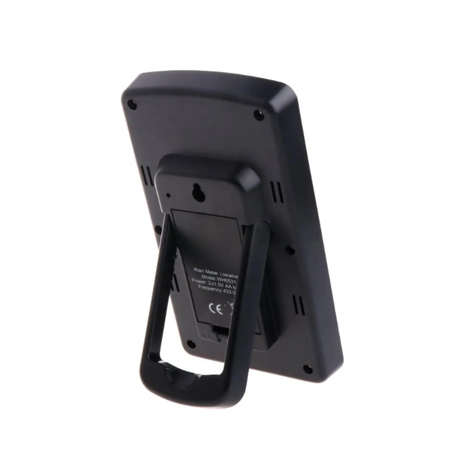 Rain Gauge Digital Rain Gauge Current Date Temperature with Self-emptying