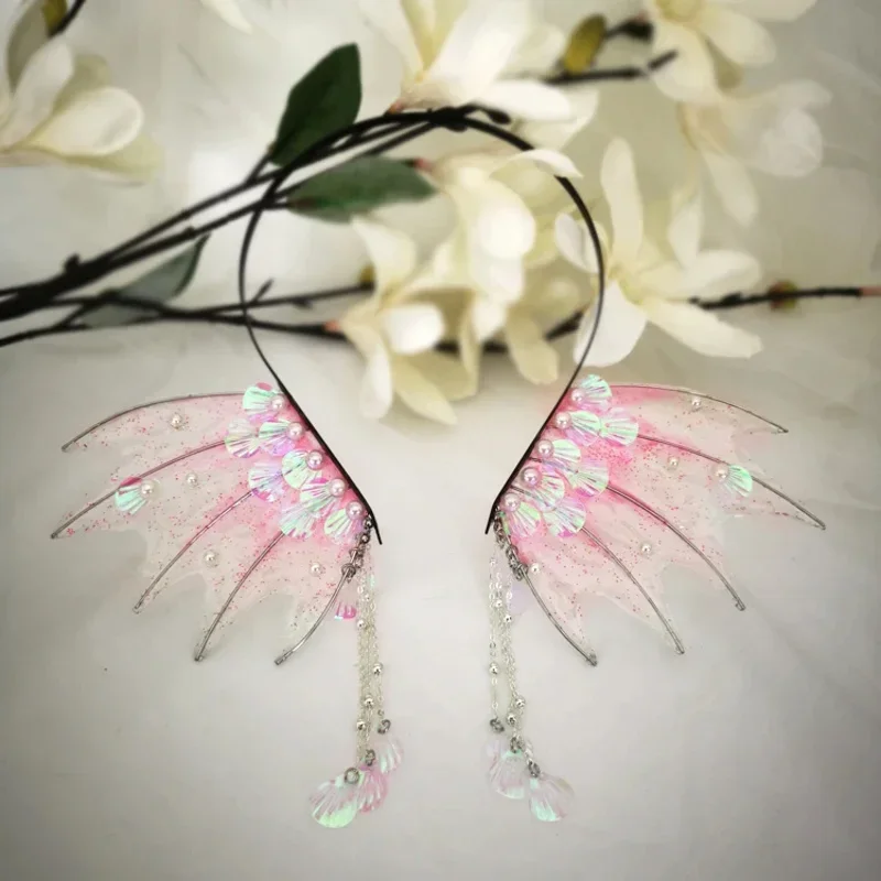 カスタマイズされたドラゴンホーンヘアアクセサリー女の子の頭飾り王ヘアバンドマーメイド韓服アクセサリー衣装ヘアピンアンティークスタイル