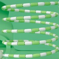 Bamboo Joint Soft Bead Skipping Rope 2.8m Anti-Skid Segmented Fitness Jump Rope Professional Adjustable Sports Rope Bodybuilding