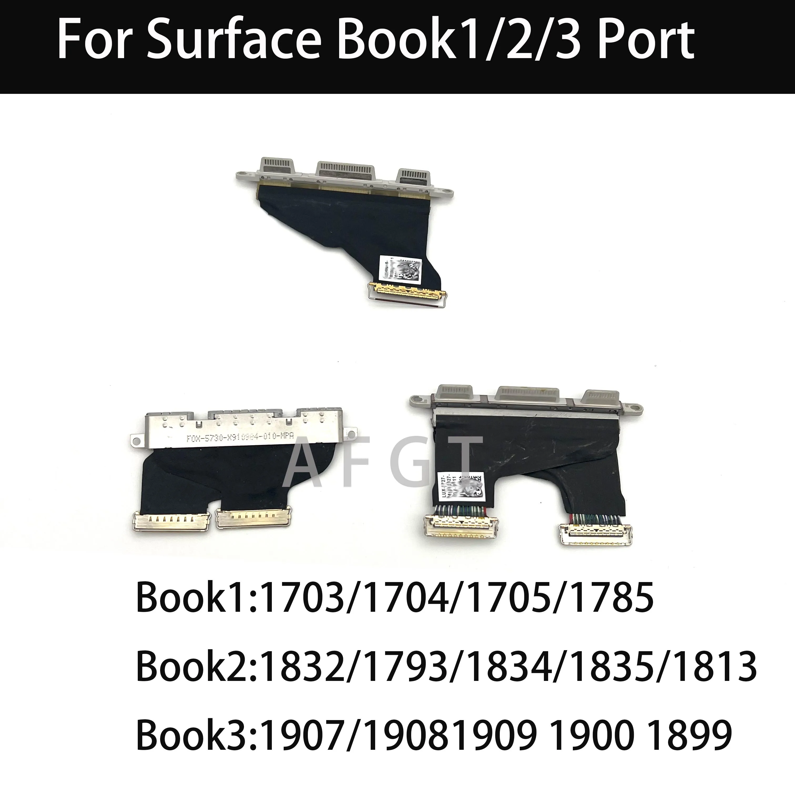 For Microsoft Surface Book1/2/3 1703 1832 1813 1705 1835 Charging Interface Single Row Double Row Charging Male Port Tail Plug