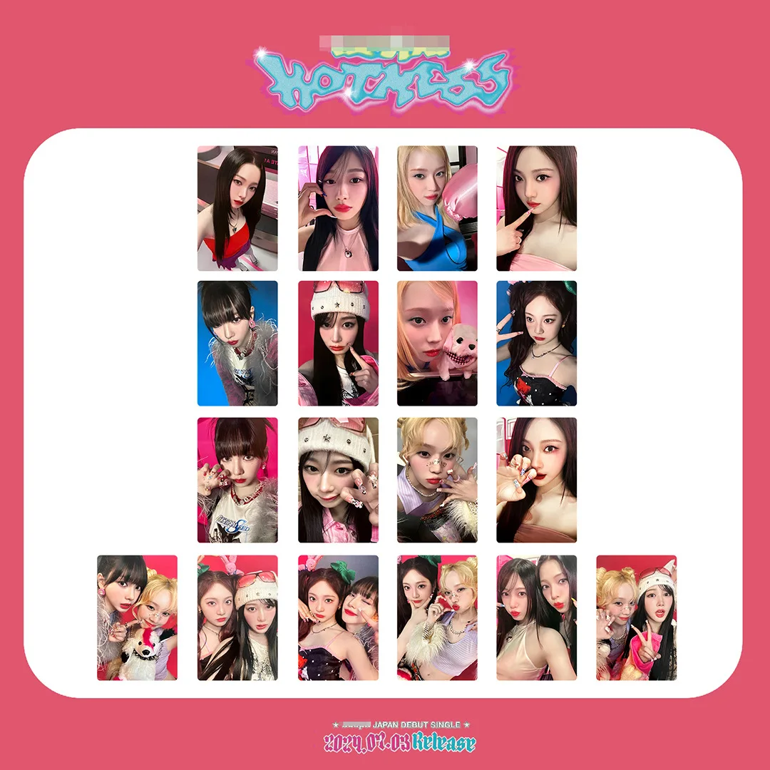 

KPOP WINTER NINGNING KARINA GISELLE Debut Album Hot Mess Card Fans Collection Gift Star Peripheral Double-sided Photocards