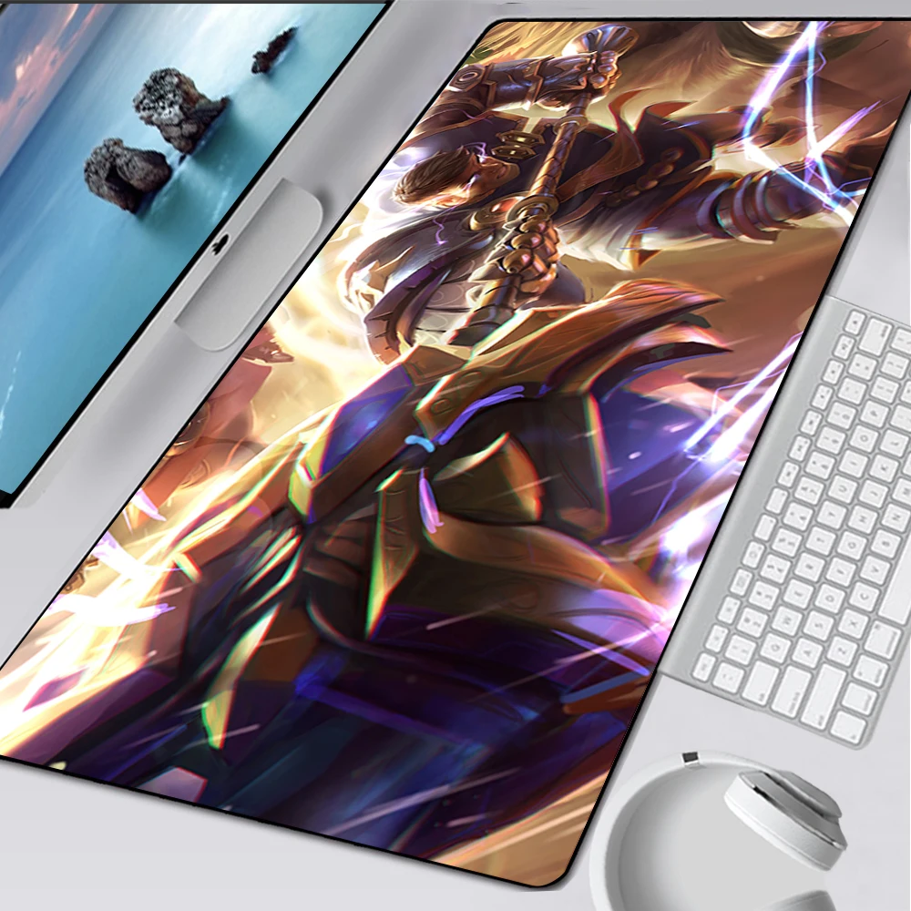 League of Legends Jayce Large Gaming Mouse Pad Computer Mousepad PC Gamer Mouse Mat Laptop Mausepad XXL Keyboard Mat Desk Pad