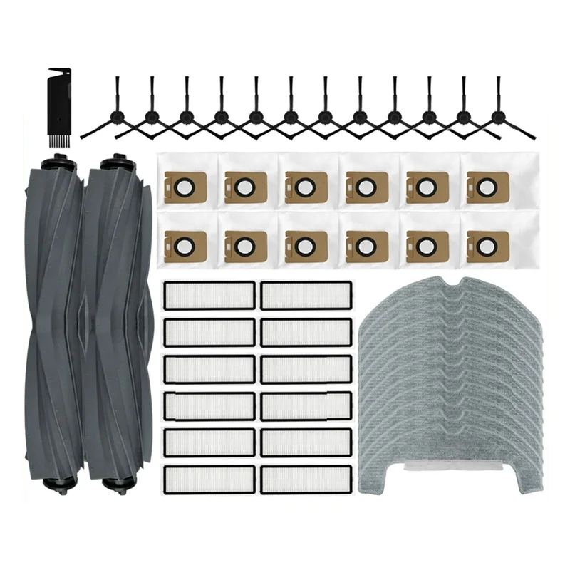 

A39M, совместимый с роботом-пылесосом Dreame D10S Plus, основная боковая щетка, тряпка для швабры, фильтр Hepa, мешок для пыли, детали, аксессуары