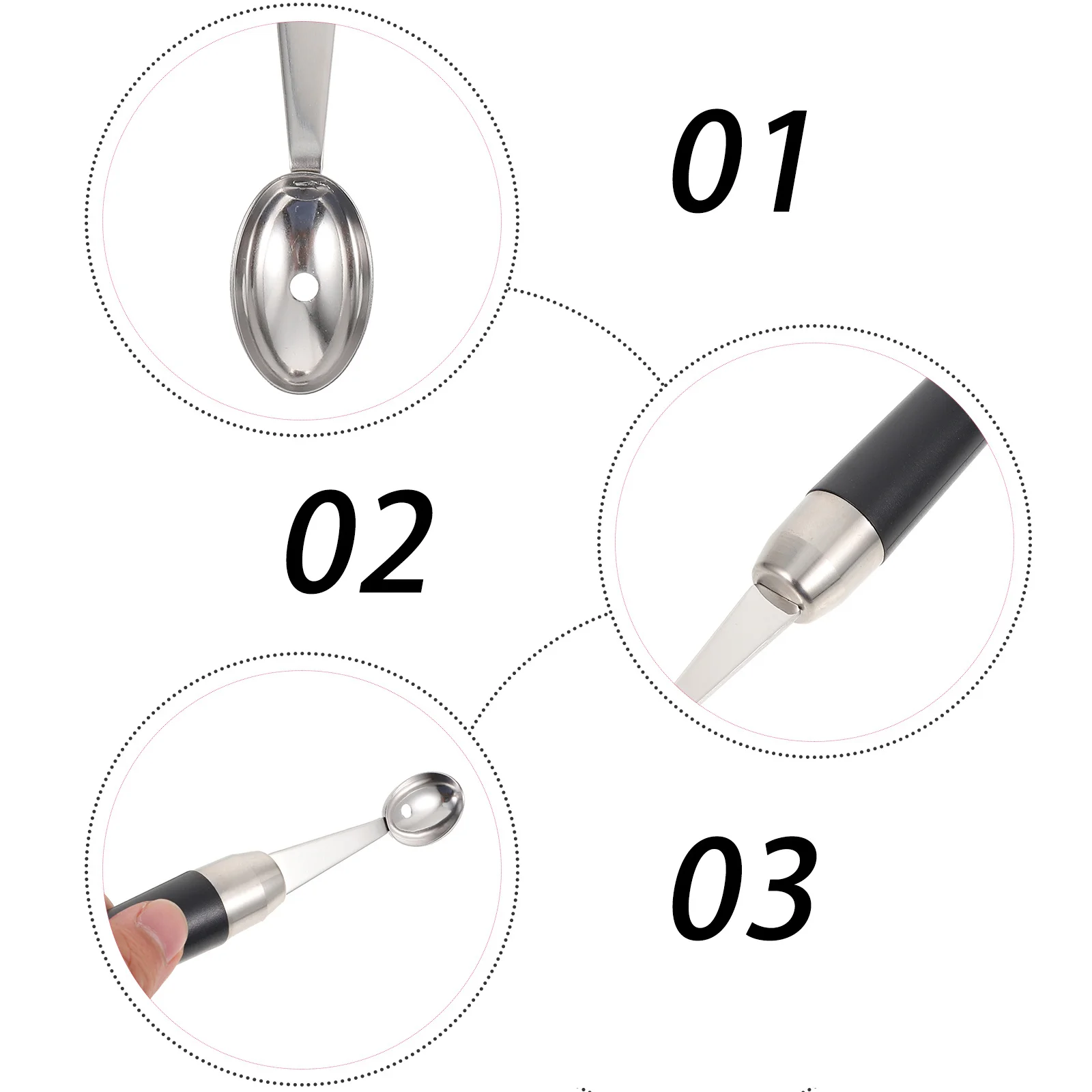 

1Pcs Stainless Steel Fruit Digging Scoop Spoon Rustproof Kitchen Tool Ideal for Watermelon Cantaloupe Dragon Fruit