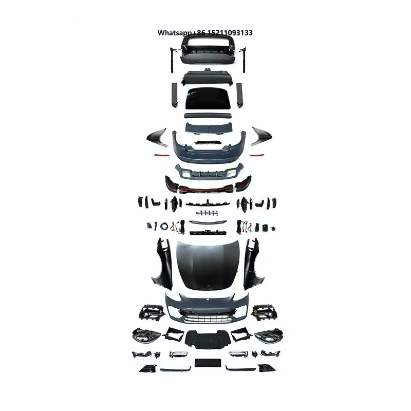 Suitable for 10-16 970 Upgrade 971.2 Turbo Body Kit Front and Rear Bumper Hood Appearance Accessories Refit