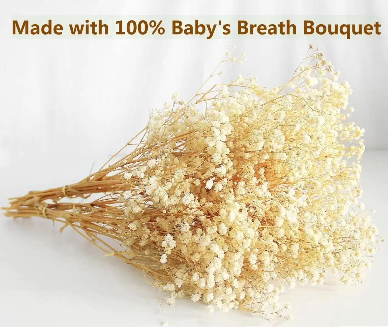 100g fiori secchi mazzi di respiro per bambini Gypsophile colorato fiore secco naturale decorazione di nozze Rattan sì fiori artificiali