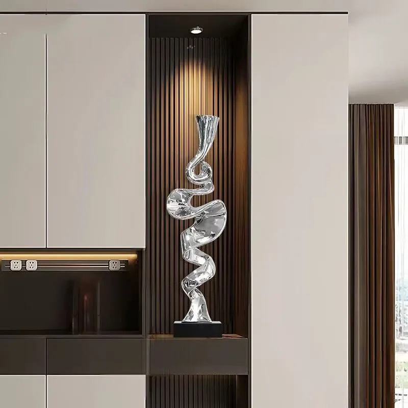 Rising Sculpture Living Room Decorations Ornaments Modern Hotel Abstract Home Decor Entrance Resin Creative Art Sculptures