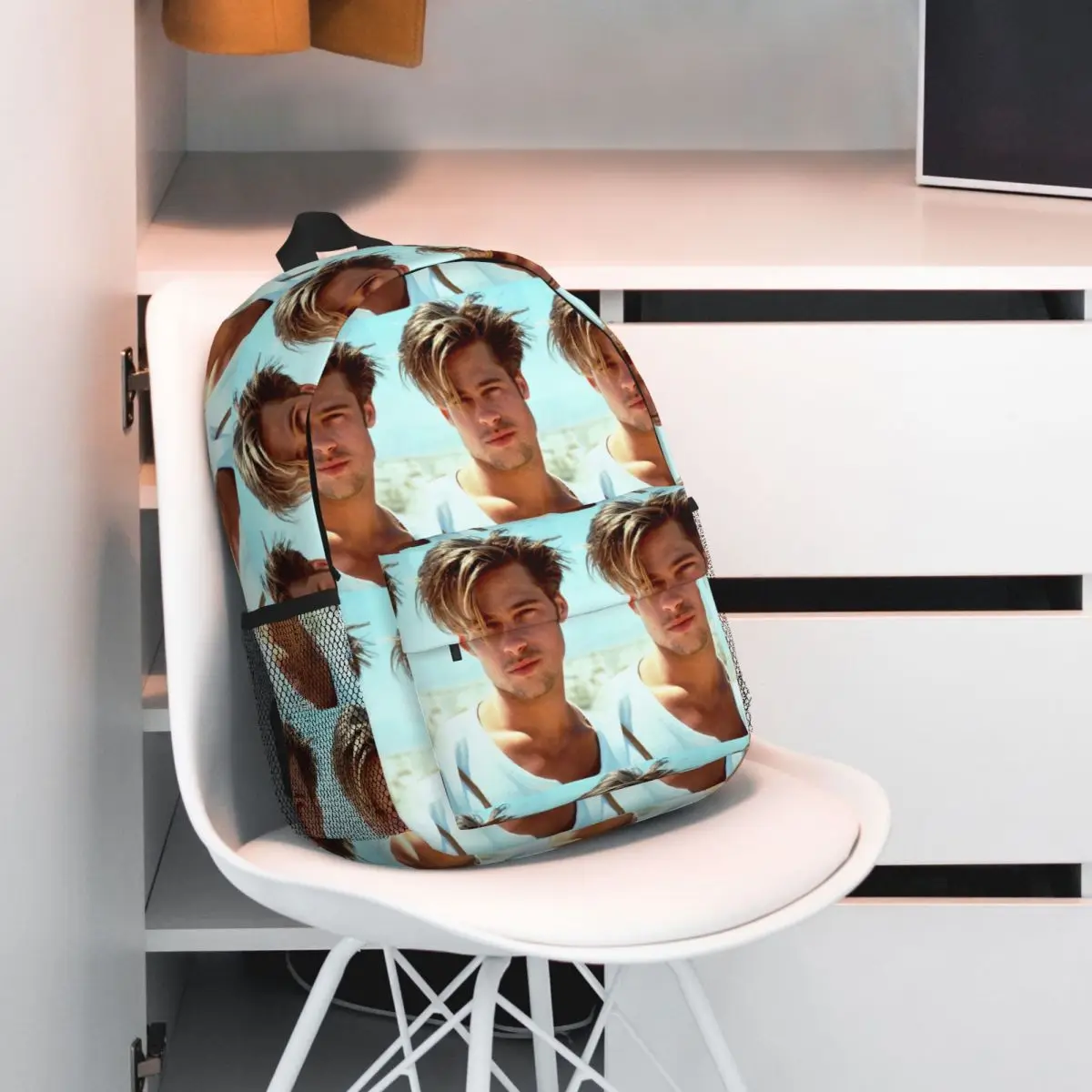 Secret Brad Pitt Gifts Movie Fan Backpack Hot Sale Daypack Large Capacity Boys Girls BookBag Shoulder Bags Men Women School Bag