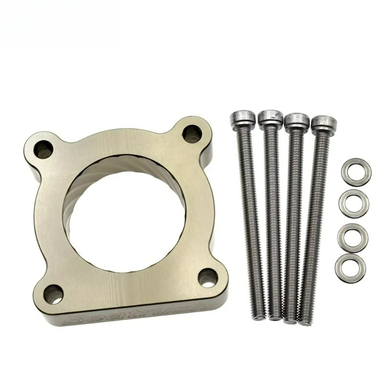 Aluminum Engine Throttle Body Spacer Kit for Ford Fiesta Mazda 2  1.3L 1.5L Intake Gasket System