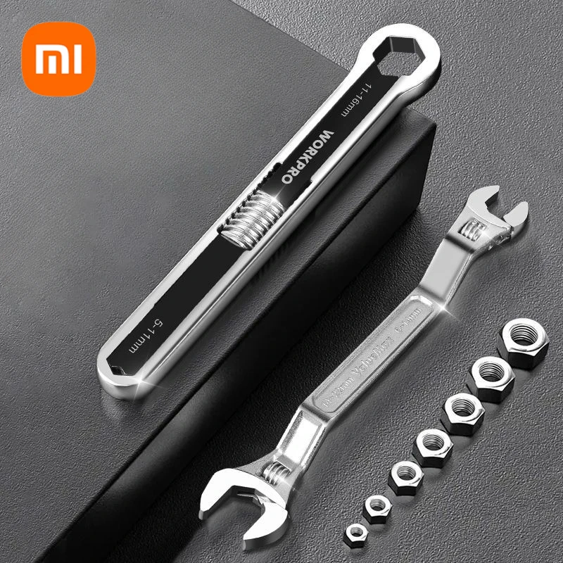 Xiaomi-workpro Catraca Universal Anel Duplo Offconjunto Chave Inglesa Torque Reparação de Soquete Multifuncional Anti Slip Ferramenta Durável