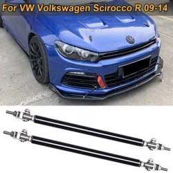 Amortecedor dianteiro universal para Volkswagen Scirocco R 2009-2014, divisor labial, suporte Rod, barra de apoio gravata, acessórios do carro, kit menino