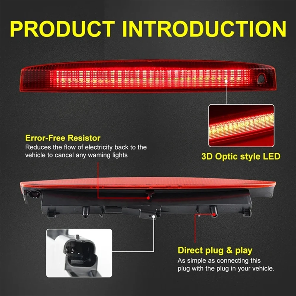 

8200175538 Car 3RD Third Brake Light For Renault Megane MK2 MK II 2003-2008 Rear Tail Light LED High Third Stop Lamp Accessories