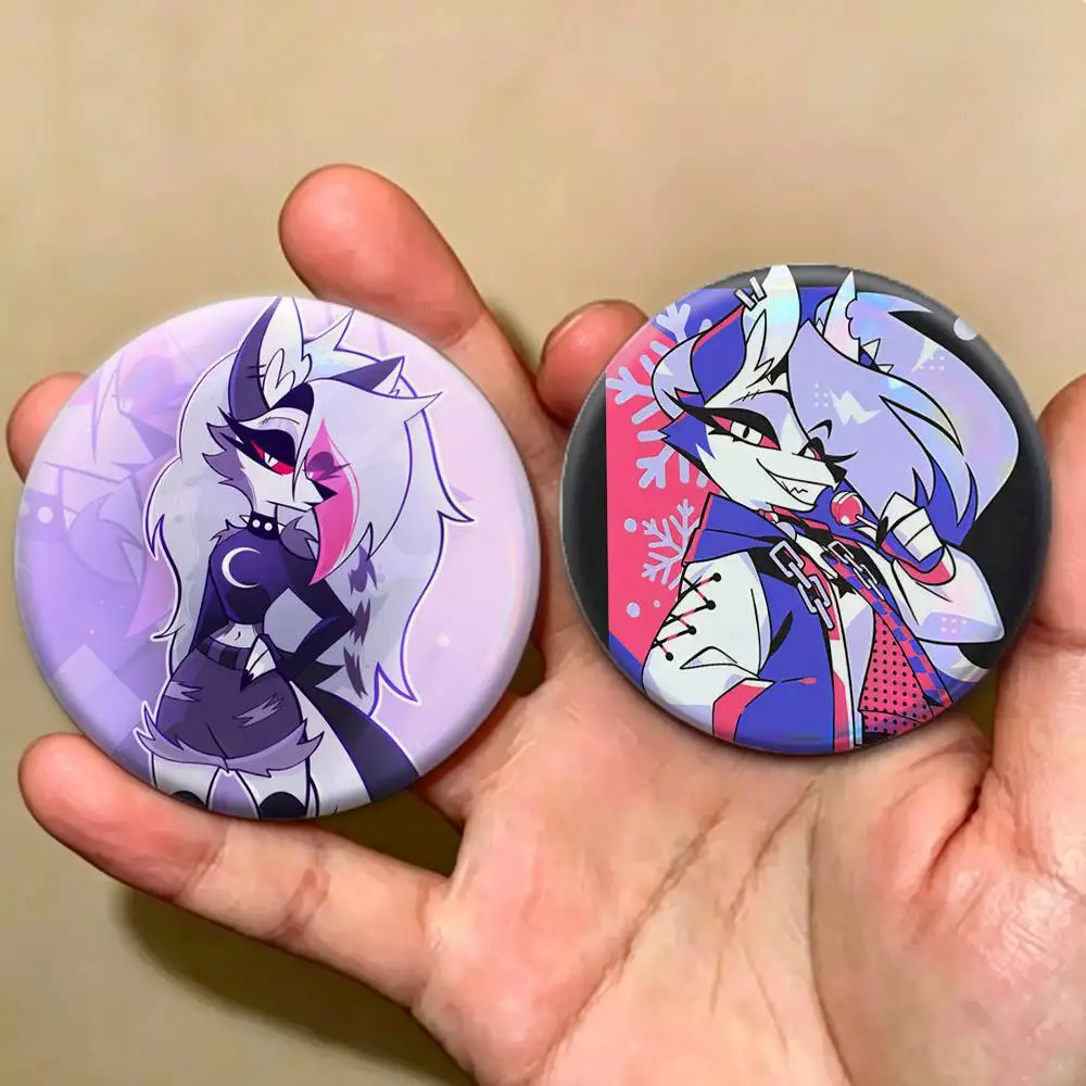 Adult Animation S-Sassy Loona  Badges Creative Tinplate Button PinsBrooch Badge Clothes Backpack