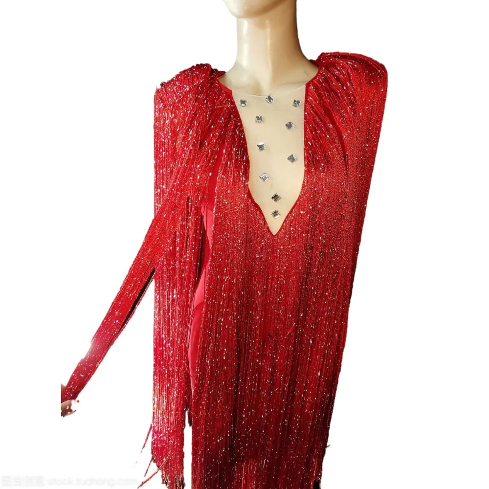 Nieuwe Vrouwen Sexy Ronde Hals Spaghettibandjes Fringe Bodycon Mini Jurk Kwasten Backless Gatsby Cocktail Club Party Jurken