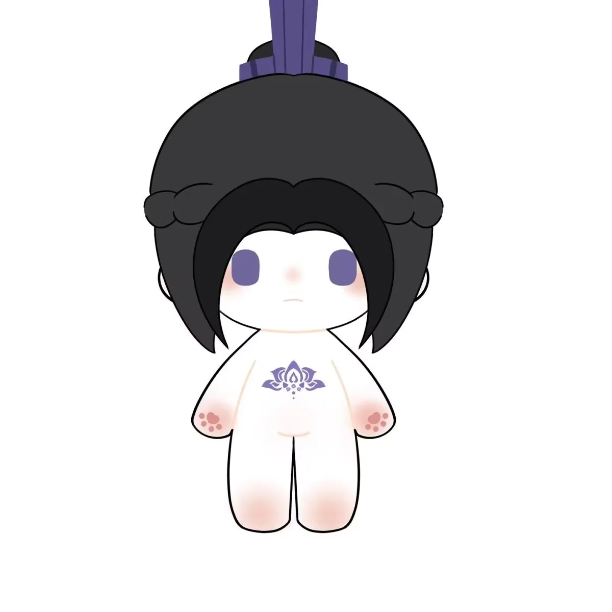 الأصلي السلف الشيطاني، المحيطة مروحة جيانغ تشنغ سمة 20 سنتيمتر دمية القطن دمية النمط القديم لصديقة