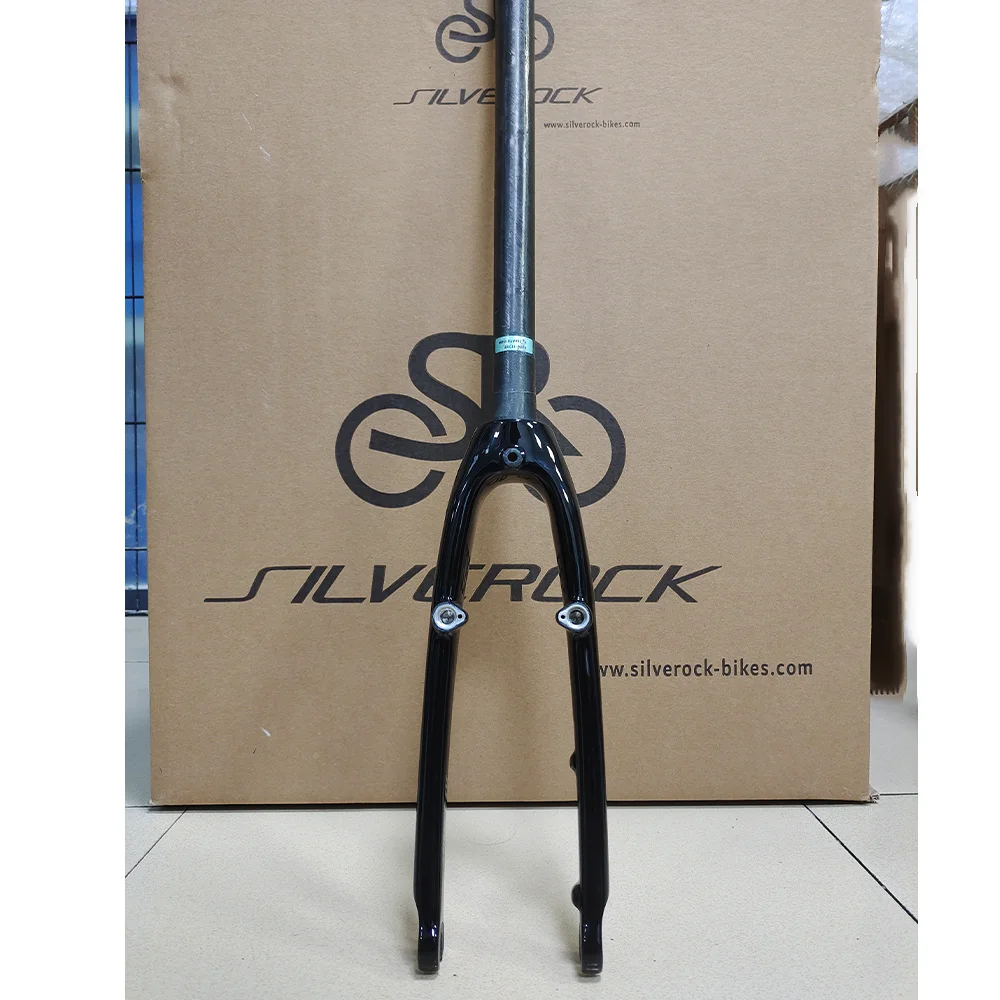 

SILVEROCK Fork Carbon ​Tube Length 450mm 406 20'' 451 Caliper Rim V Brake Disc Brake 74mm for FNHON TERN JAVA Minivelo Bicycles