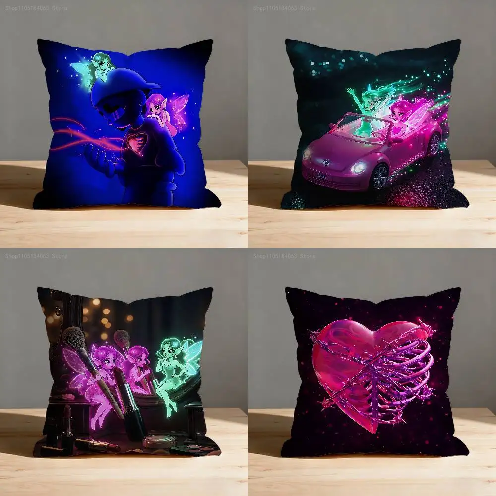 Por Si Manana No Esto O-Omar C-Courtz Throw Pillow Case For 45x45cm 55x55cm 30x30cm Square Car Pillowcase Home Bedchamber Decor