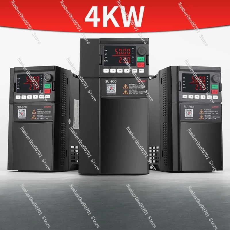 

4kw inverter single-phase 220V to three-phase 380v fan water pump motor kW vector heavy-duty governor