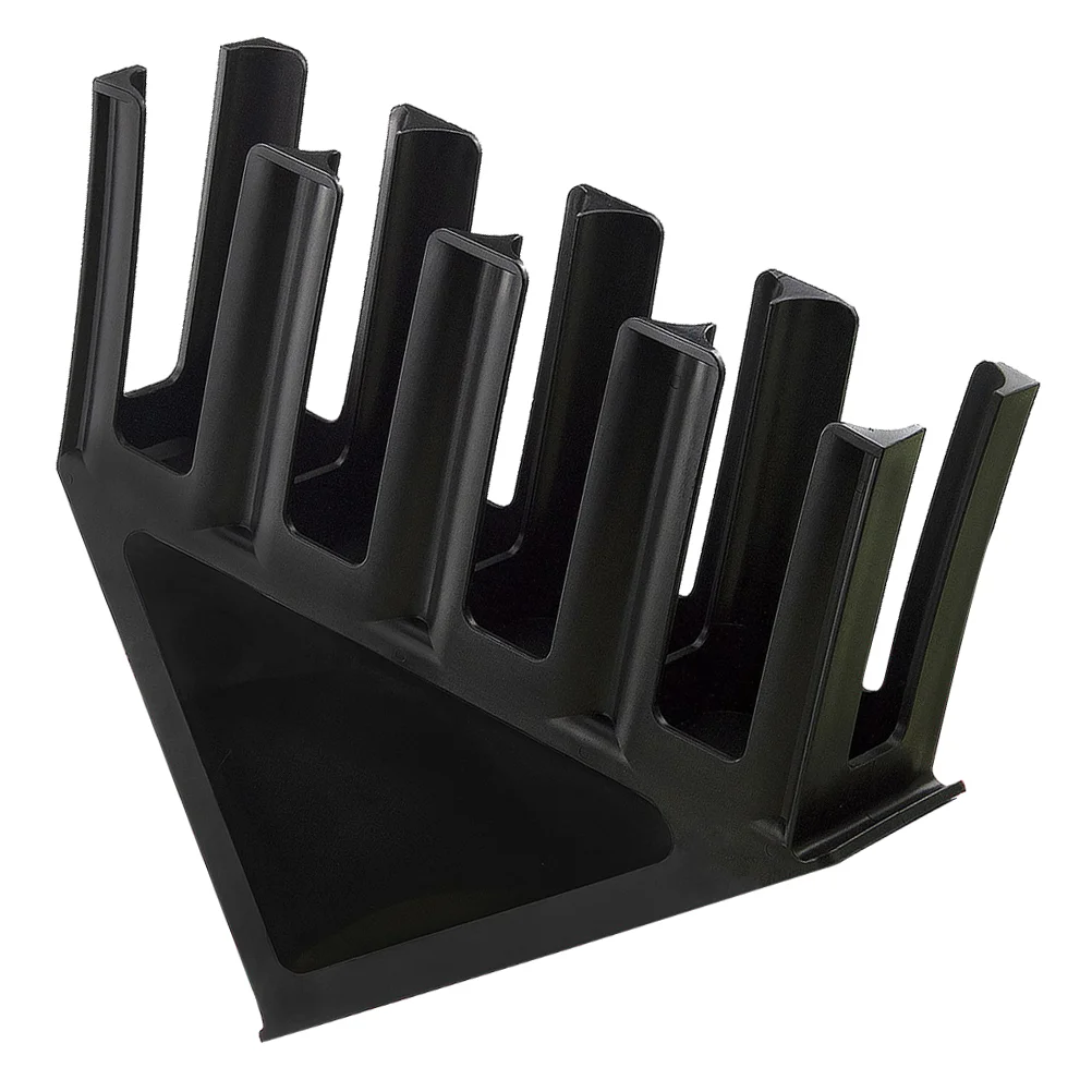 

Black Paper Cup Rack Plastic Disposable Cup Dispenser 4 Compartment Storage Organizer