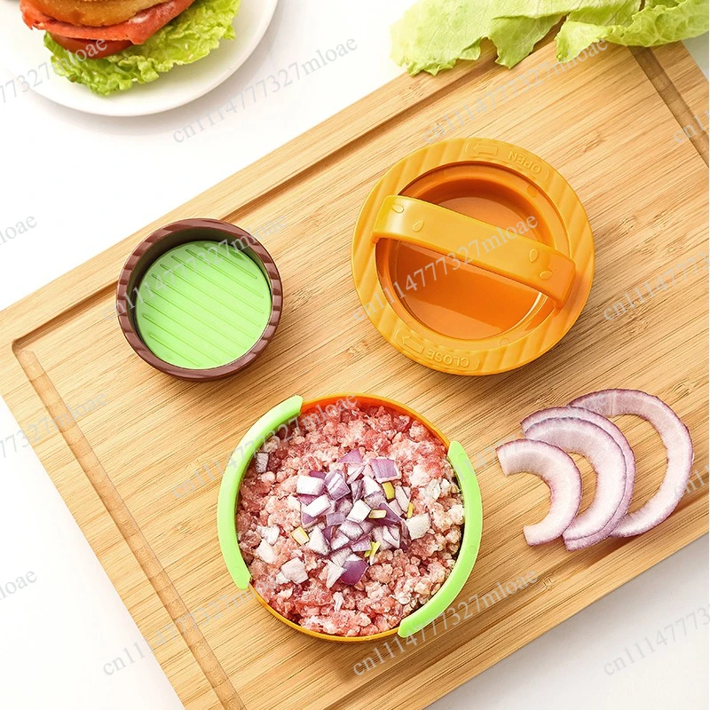 Round Burger Making Tools Meat Press Meat Patty Press Combination Meat Press Kitchen Gadgets