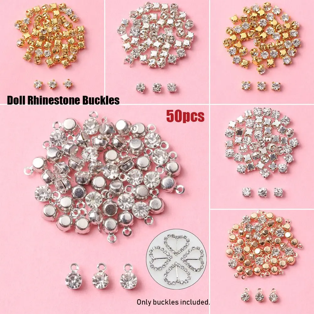 Shining Diamond Patchwork Decoration Bags Shoes Accessories DIY  Clothes  Buttons Mini Button Rhinestone Buckles