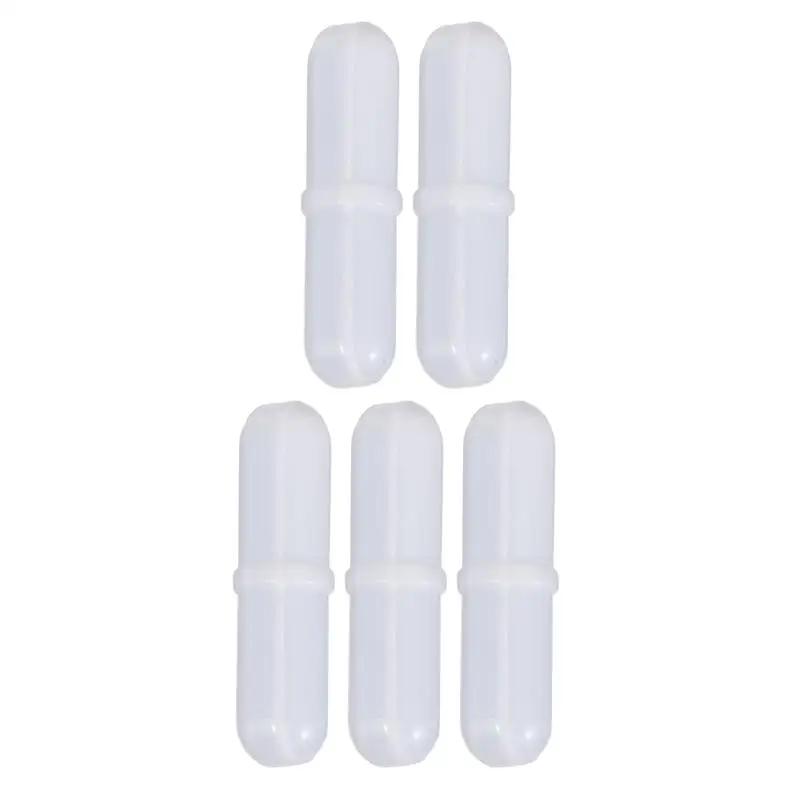 

5pcs Ptfe Stirrer Magnetic Stir Bar Practical Mixer Rod Laboratory Stirrer Magnetic Stir Bar Set Magnetic Bar