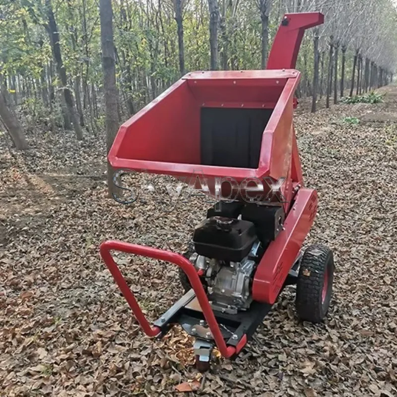 Wood Branch Crusher Compact Structure Smooth Performance Stable High Output Capacity Gardens Orchards Farms Site Operation Using