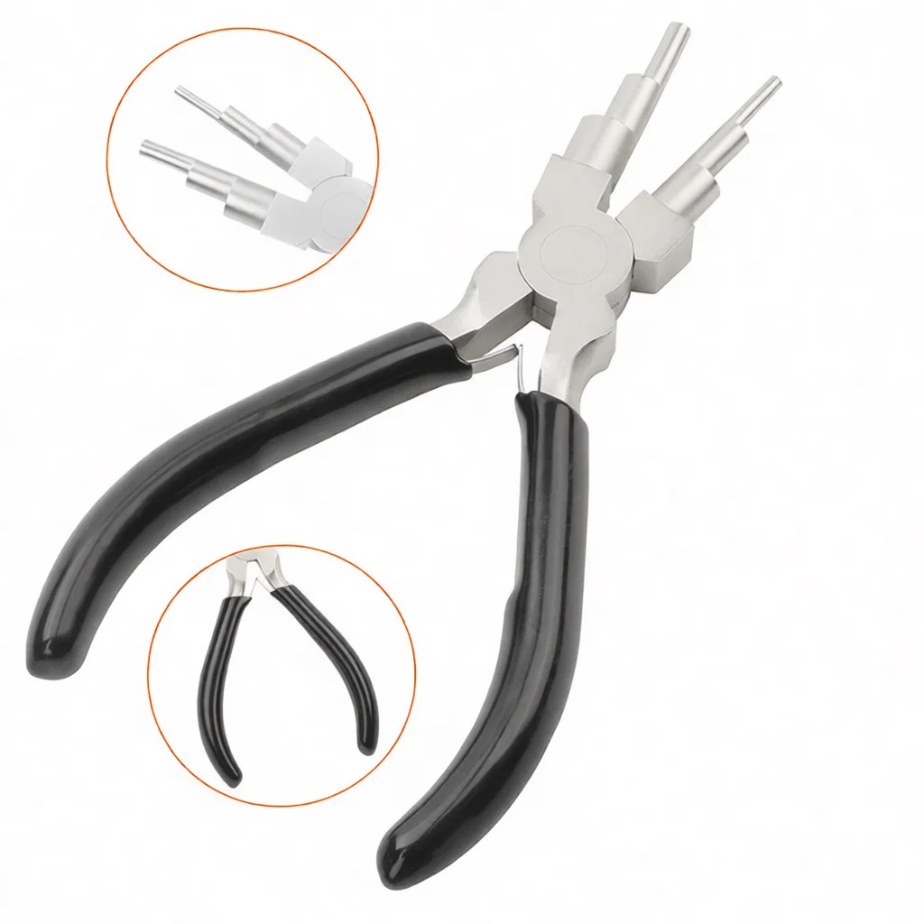 Carbon Steel Multi Function Wire Wrapping Plier Jewelry Mandrel Tool Craft Wire Shaping For DIY Handmade Jewelry Making