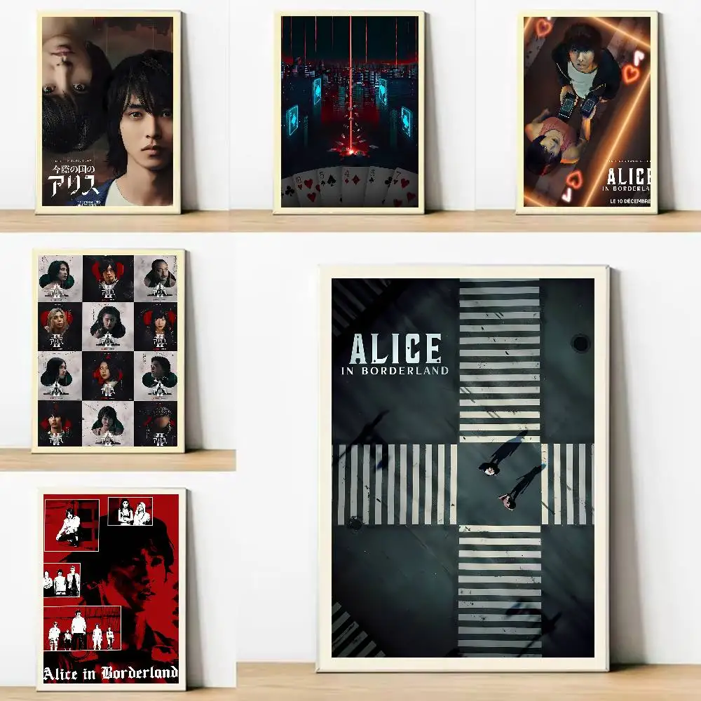 HD Poster Poster Painting Wall Art Mural For Living Room Home Decor And Gifts New A-Alice In Borderland 3