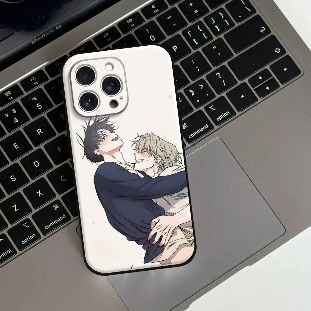 الكورية كاريكاتير منخفضة المد الشفق جراب هاتف آيفون 17 16 15 11 12 13 14 برو ماكس 16 زائد 12 Mini 7 8 XR XS 15Pro ماكس غطاء #4