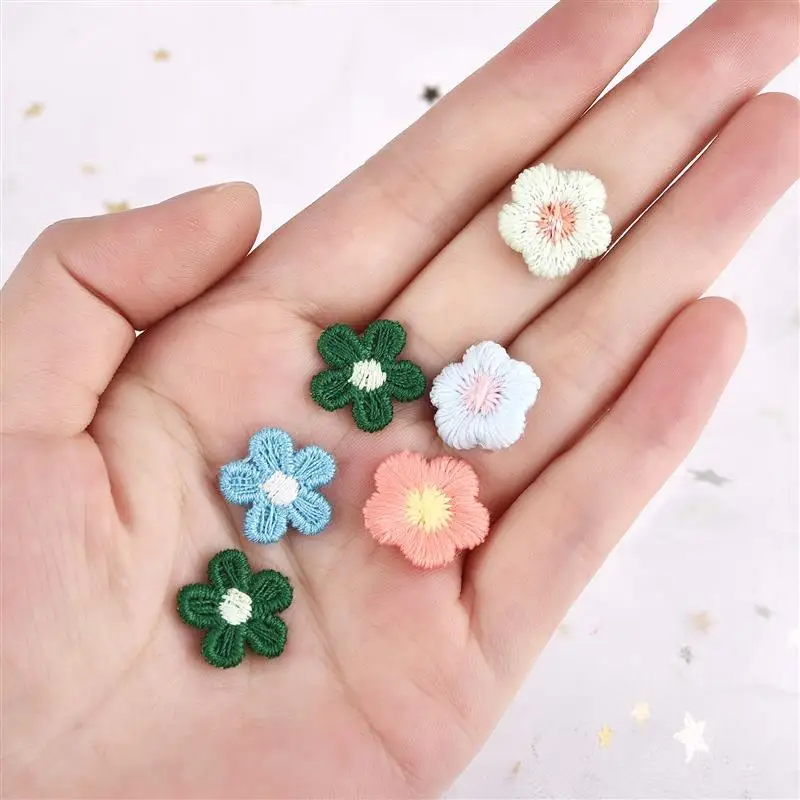 50 قطعة ألوان مختلطة زهرة زين الدانتيل DIY بها بنفسك الحرف الخياطة اكسسوارات المواد اليدوية لوازم الزفاف ديكور المنزل