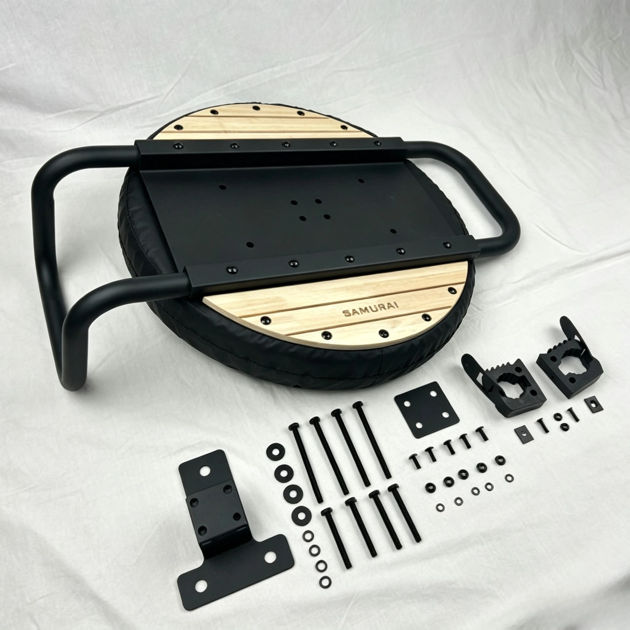 Suitable for 2018-2025 Jimny Suzuki Backup Tire Frame Protective Cover Solid Wood Adjustable Spare Tire Cover Jimny 3/5 Doors