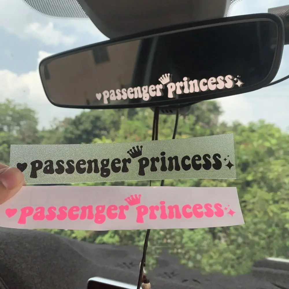 

Passenger Princess Passenger Princess Car Stickers Reflective Self Adhesive Passenger Princess Decals Waterproof Funny